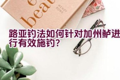 路亚钓法如何针对加州鲈进行有效施钓？