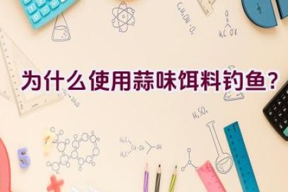 为什么使用蒜味饵料钓鱼？