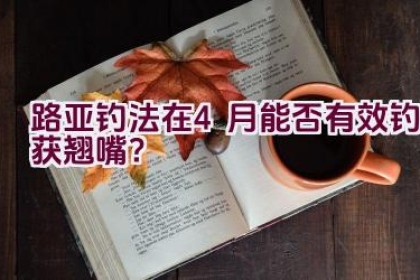 路亚钓法在4月能否有效钓获翘嘴？