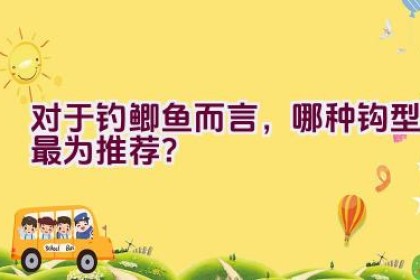 对于钓鲫鱼而言，哪种钩型最为推荐？