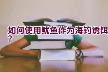如何使用鱿鱼作为海钓诱饵？