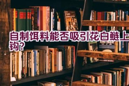 自制饵料能否吸引花白鲢上钩？