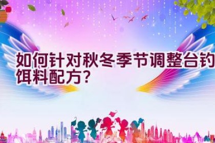 如何针对秋冬季节调整台钓饵料配方？