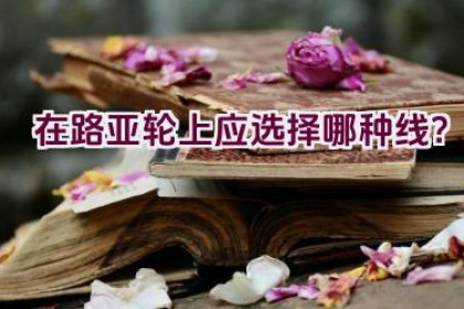 在路亚轮上应选择哪种线？