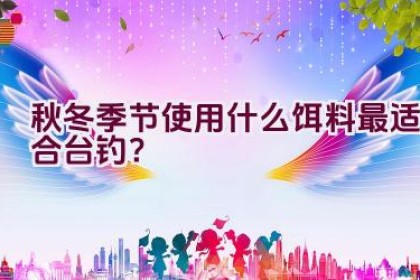 秋冬季节使用什么饵料最适合台钓？
