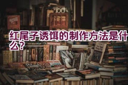 红尾子诱饵的制作方法是什么？