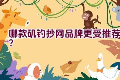 哪款矶钓抄网品牌更受推荐？