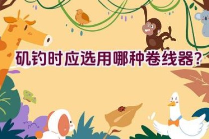 矶钓时应选用哪种卷线器？