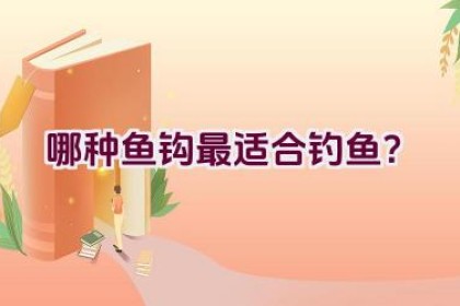 哪种鱼钩最适合钓鱼？