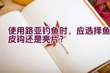 使用路亚钓鱼时，应选择鱼皮钩还是亮片？
