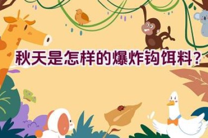秋天是怎样的爆炸钩饵料？