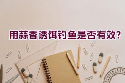 用蒜香诱饵钓鱼是否有效？