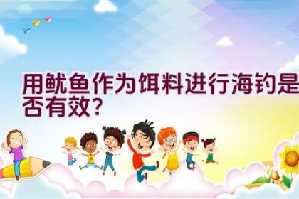 用鱿鱼作为饵料进行海钓是否有效？