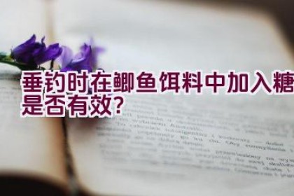 垂钓时在鲫鱼饵料中加入糖是否有效？