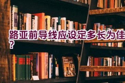 路亚前导线应设定多长为佳？