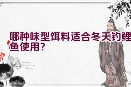 哪种味型饵料适合冬天钓鲤鱼使用？