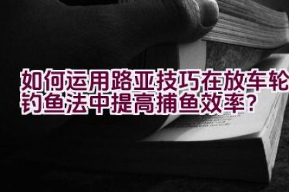如何运用路亚技巧在放车轮钓鱼法中提高捕鱼效率？