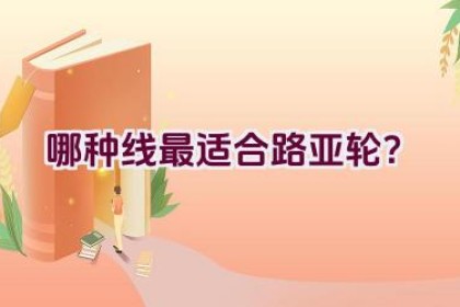 哪种线最适合路亚轮？