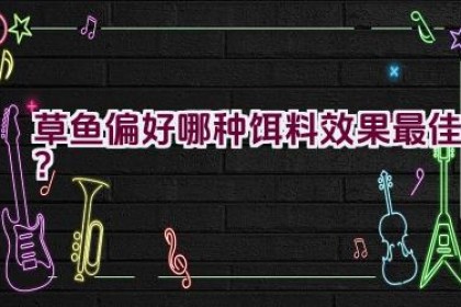 草鱼偏好哪种饵料效果最佳？