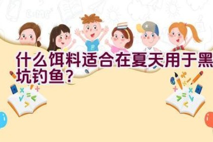 什么饵料适合在夏天用于黑坑钓鱼？