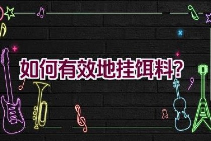 如何有效地挂饵料？