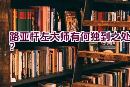 路亚杆左大师有何独到之处？
