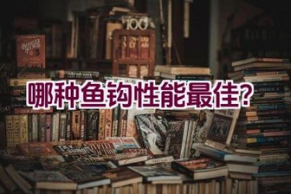 哪种鱼钩性能最佳？