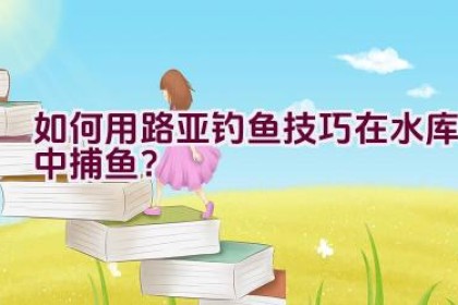 如何用路亚钓鱼技巧在水库中捕鱼？