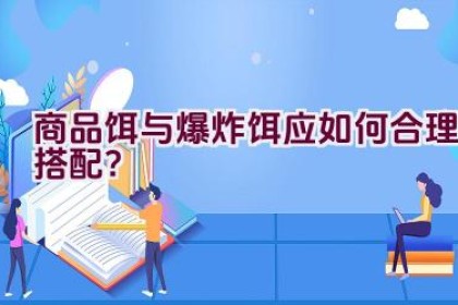 商品饵与爆炸饵应如何合理搭配？