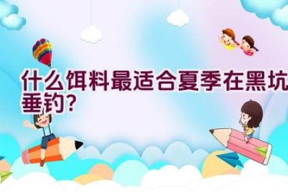 什么饵料最适合夏季在黑坑垂钓？
