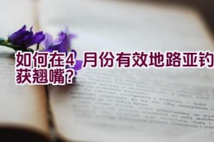 如何在4月份有效地路亚钓获翘嘴？