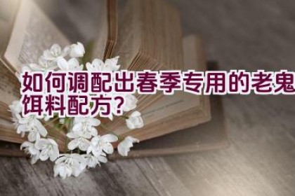 如何调配出春季专用的老鬼饵料配方？
