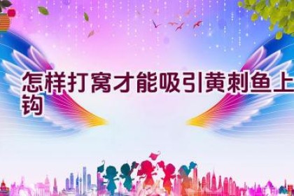 怎样打窝才能吸引黄刺鱼上钩