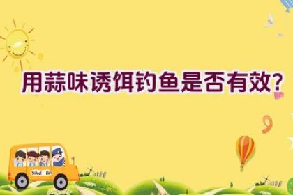 用蒜味诱饵钓鱼是否有效？