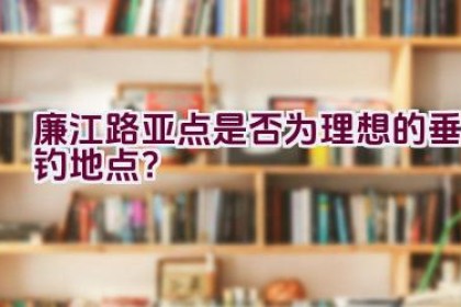 廉江路亚点是否为理想的垂钓地点？