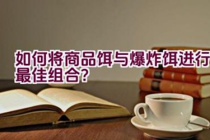 如何将商品饵与爆炸饵进行最佳组合？