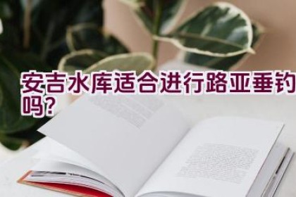 安吉水库适合进行路亚垂钓吗？