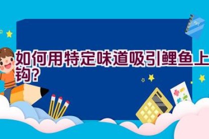 如何用特定味道吸引鲤鱼上钩？