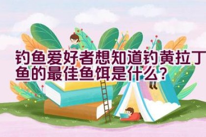 钓鱼爱好者想知道钓黄拉丁鱼的最佳鱼饵是什么？
