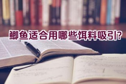 鲫鱼适合用哪些饵料吸引？