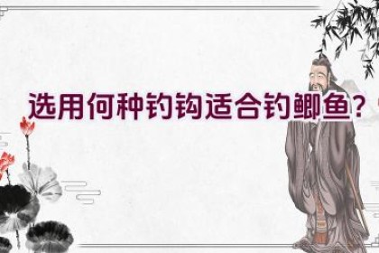 选用何种钓钩适合钓鲫鱼？