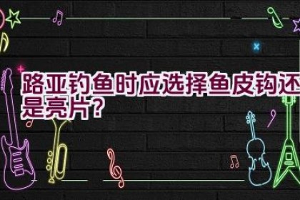 路亚钓鱼时应选择鱼皮钩还是亮片？