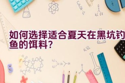 如何选择适合夏天在黑坑钓鱼的饵料？