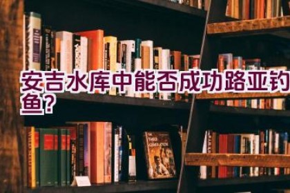 安吉水库中能否成功路亚钓鱼？