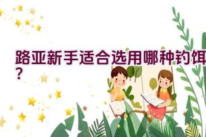 路亚新手适合选用哪种钓饵？