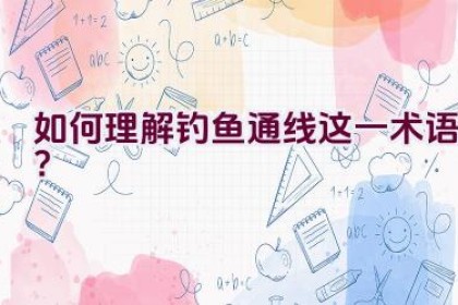 如何理解”钓鱼通线”这一术语？