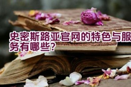 史密斯路亚官网的特色与服务有哪些？