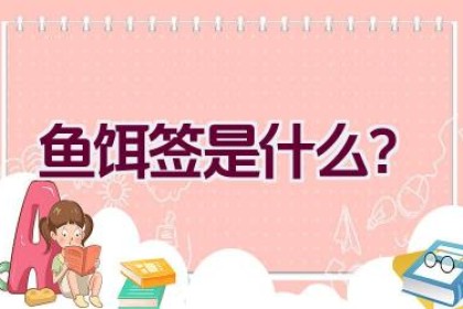 鱼饵签是什么？