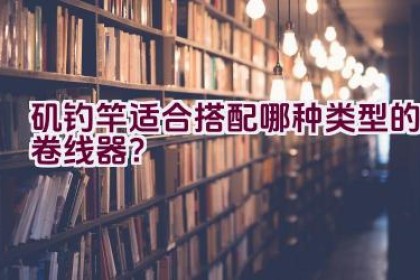 矶钓竿适合搭配哪种类型的卷线器？