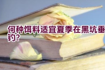 何种饵料适宜夏季在黑坑垂钓？